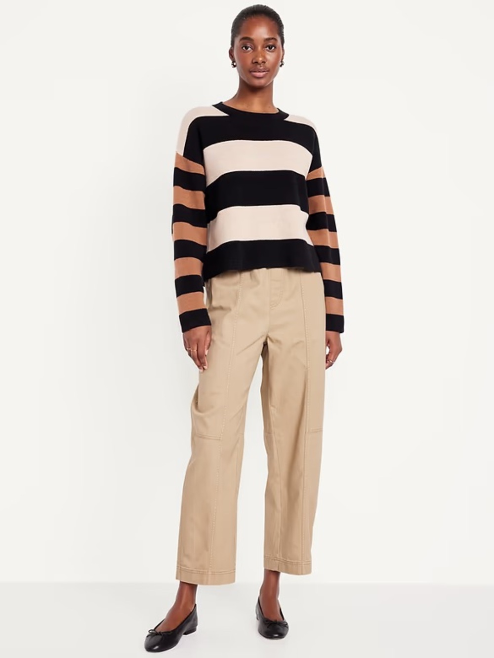 Old Navy High-Waisted Ankle Barrel Pants